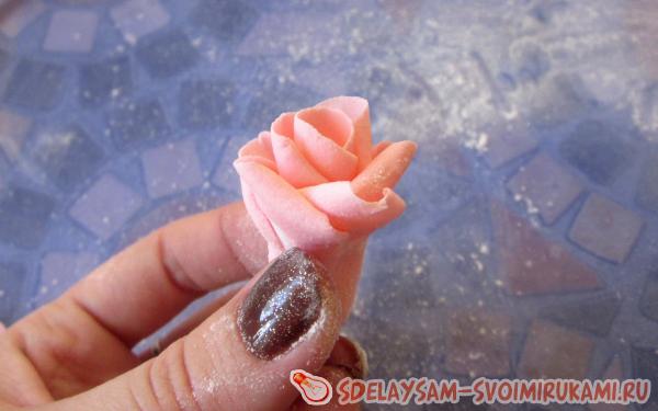 формируем розу