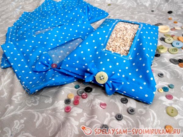 мешочек для круп с прозрачным окошком