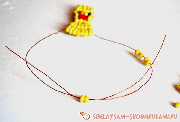 плетению уточки из бисера