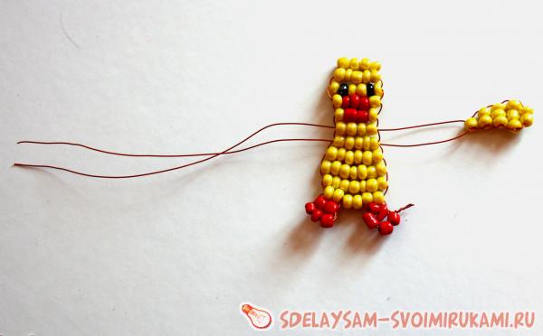 плетению уточки из бисера