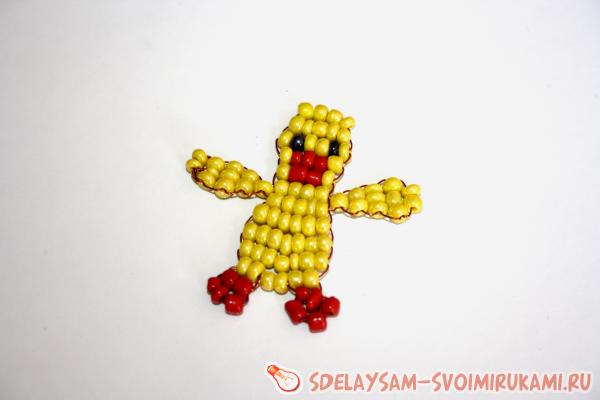 плетению уточки из бисера