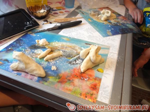 лепим барашка