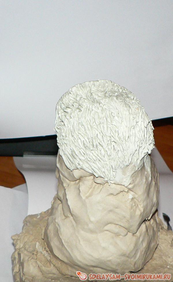 Лепка фигурки совенка