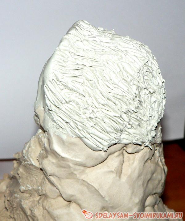 Лепка фигурки совенка