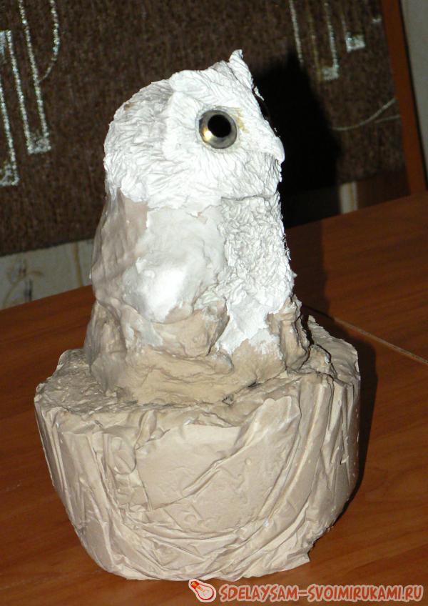 Лепка фигурки совенка