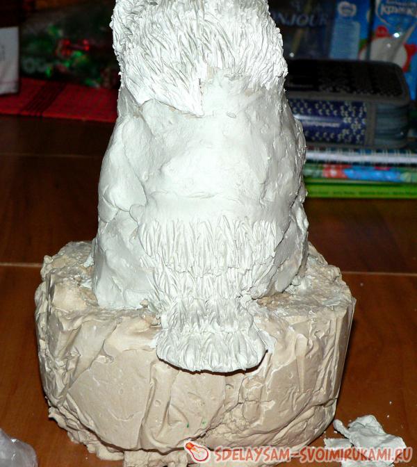 Лепим спинку