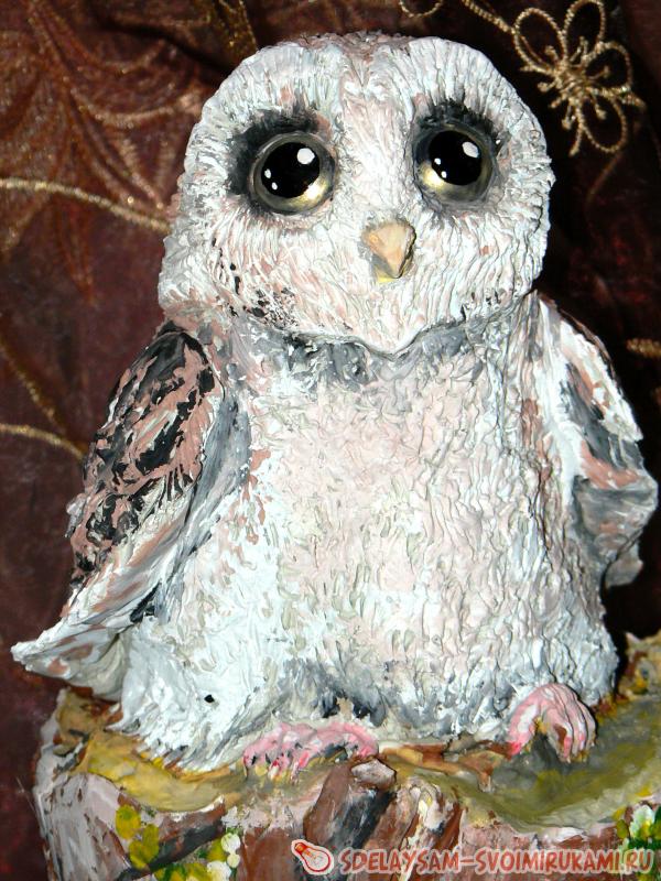 Садовая фигурка совенок