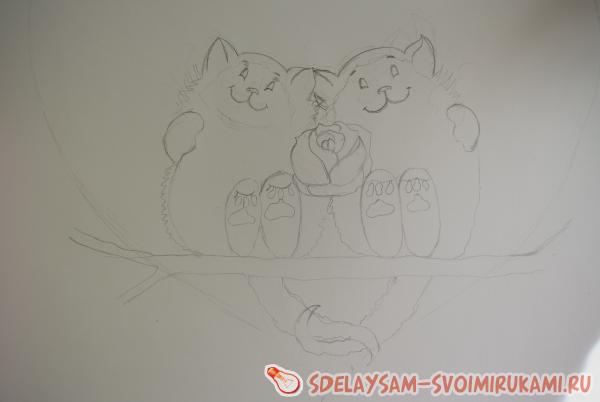 Влюбленные котейки