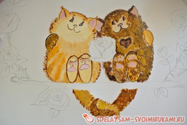 Влюбленные котейки