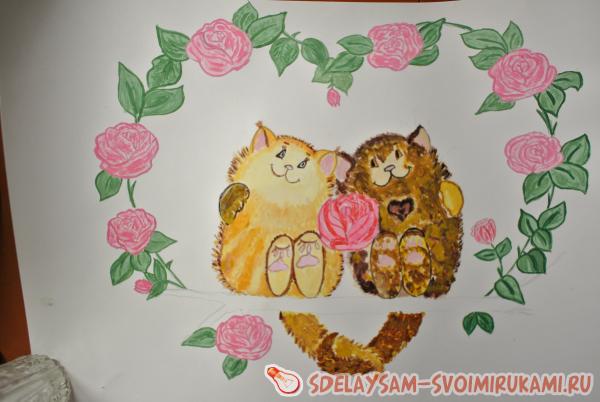 Влюбленные котейки