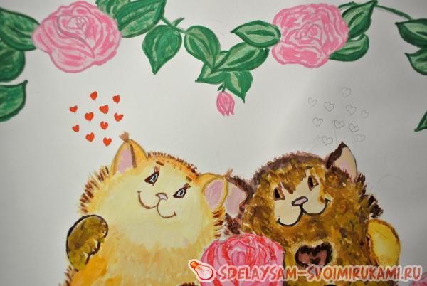 Влюбленные котейки