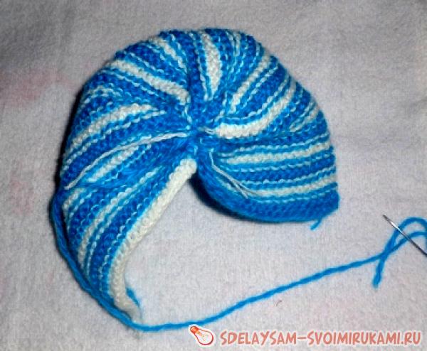 Полосатый мяч погремушка