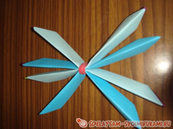 Цветок лотоса из бумаги