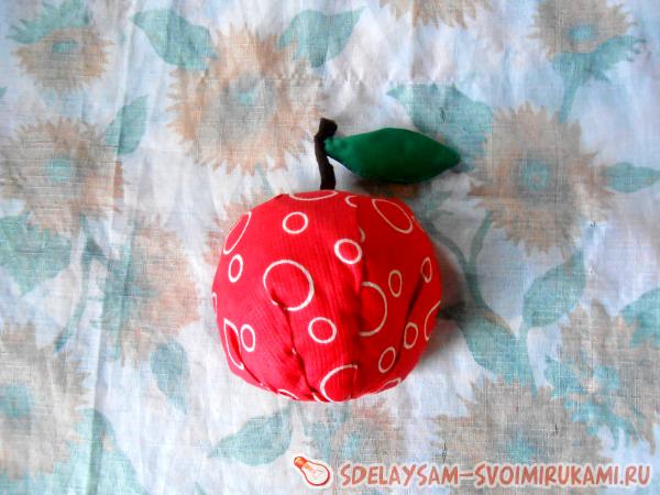 Обшиваем яблоко
