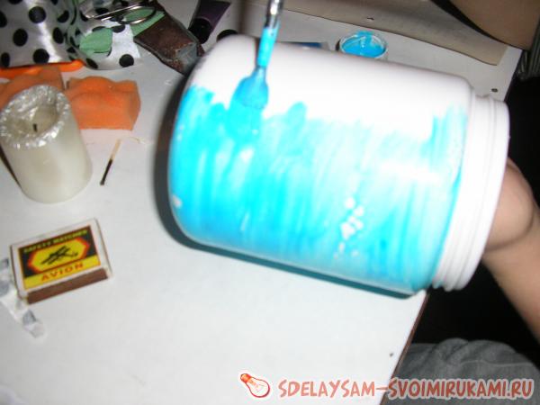 Перламутровыми красками красим