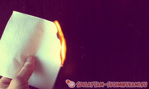 Получение огня из пустой зажигалки