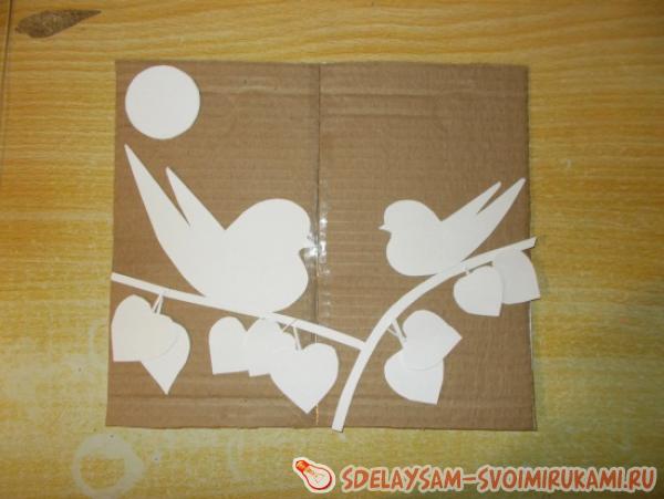 Мозаичная картина из дисков