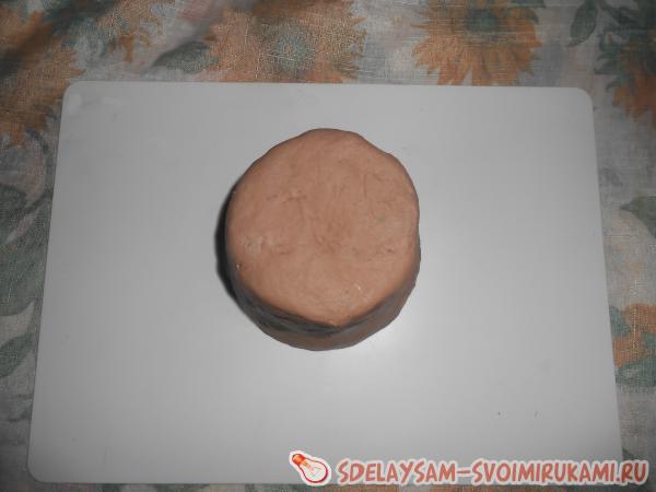 обернем тестом горшочек