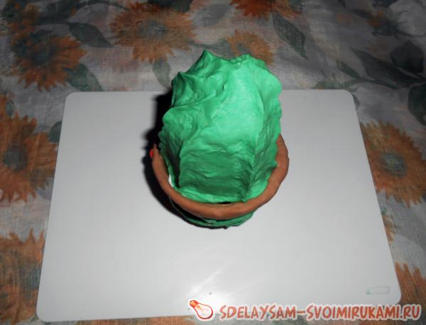 Сажаем кактус в горшок