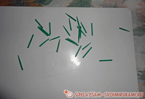 палочки в зеленый цвет