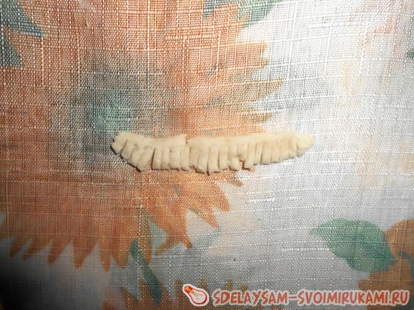 раскатываем жгут