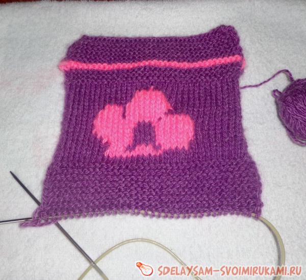 Вязаная детская сумочка