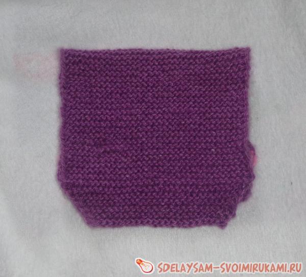 Вязаная детская сумочка