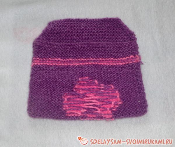 Вязаная детская сумочка