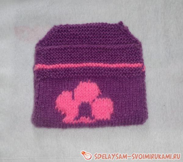 Вязаная детская сумочка