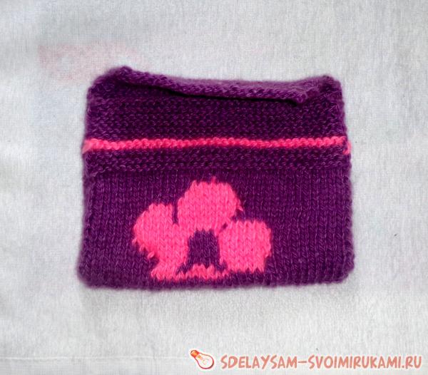 Вязаная детская сумочка