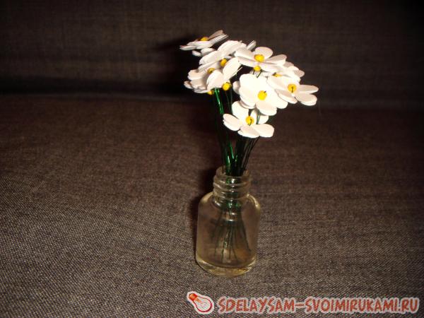 Мини букетик ромашек