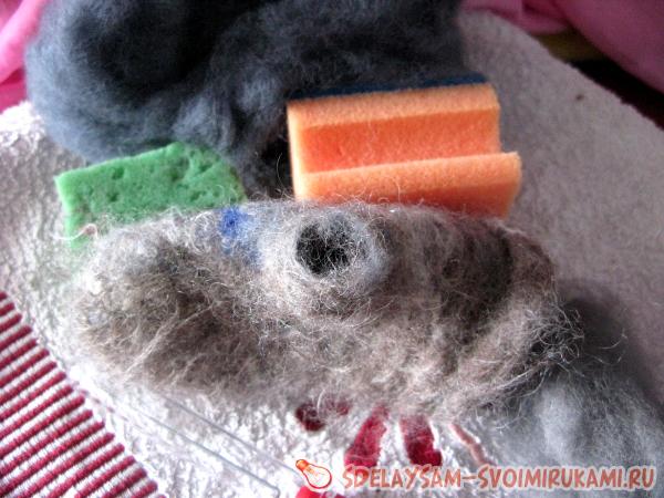 восстановить порванную рукавичку