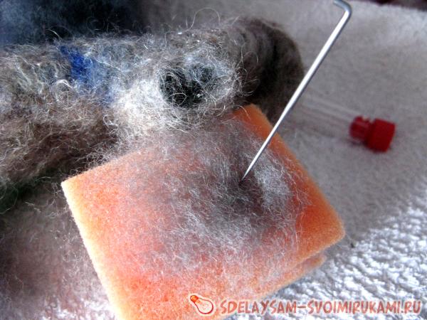 сформировать валяную латку