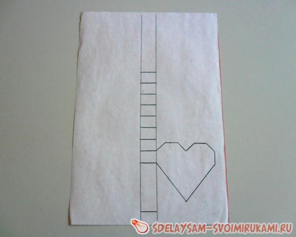 подарочная коробочка в виде сердца