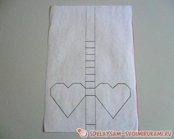 подарочная коробочка в виде сердца