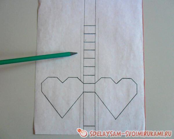 подарочная коробочка в виде сердца