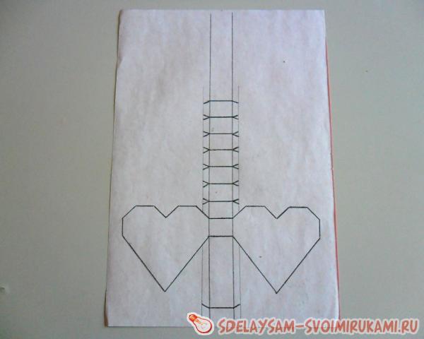 подарочная коробочка в виде сердца