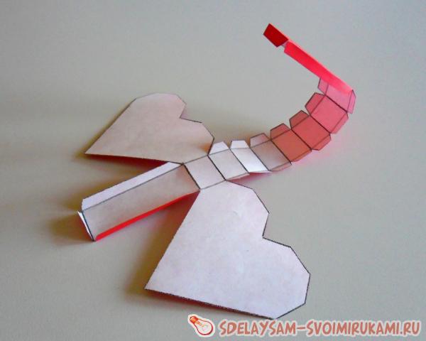 подарочная коробочка в виде сердца