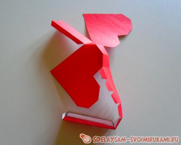подарочная коробочка в виде сердца