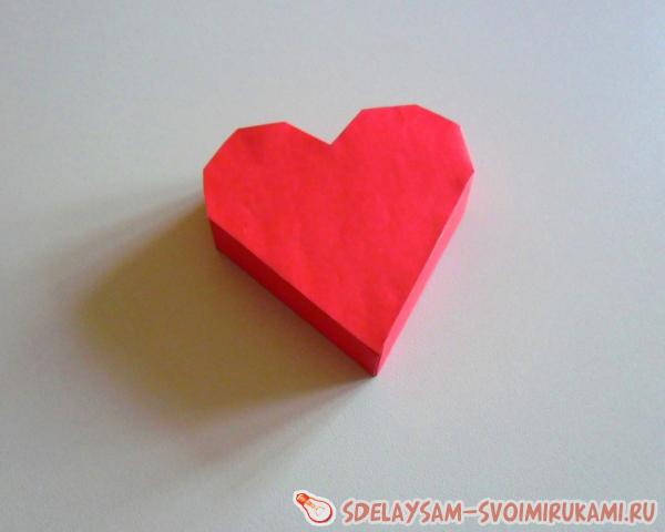 подарочная коробочка в виде сердца