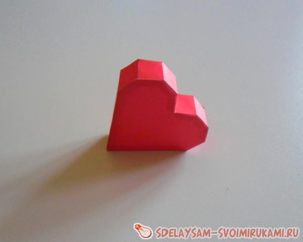 подарочная коробочка в виде сердца