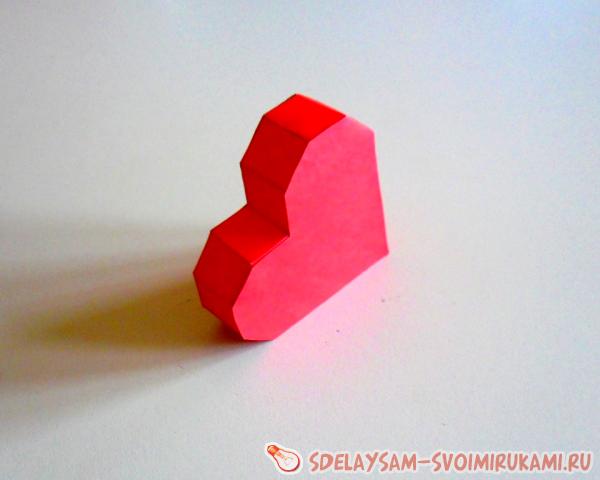 подарочная коробочка в виде сердца