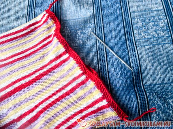 Провязав один ряд