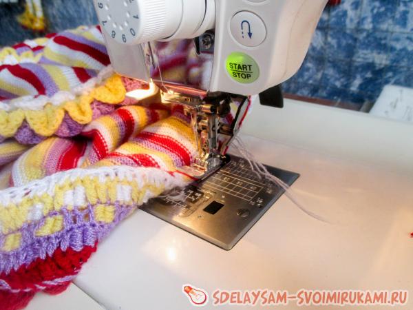 Пристрачиваем на машинке