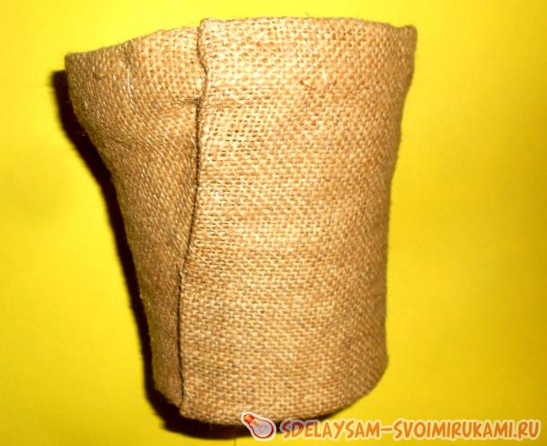 оборачиваем тканью