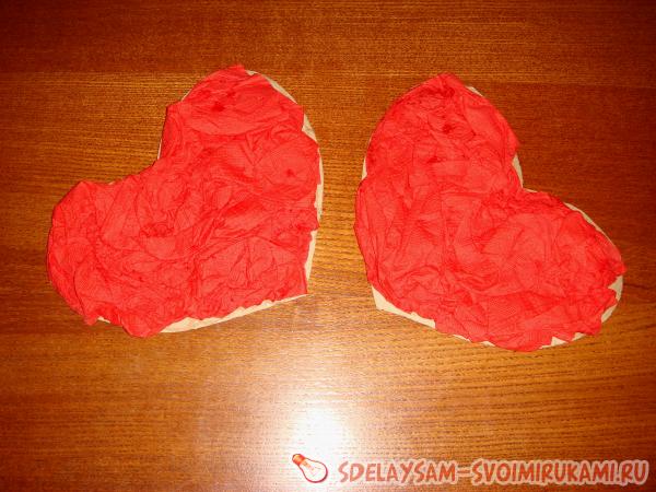 обклеить цветной бумагой