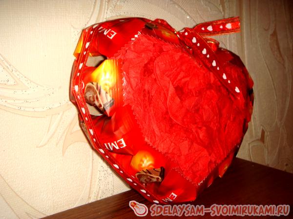 Конфетное сердце