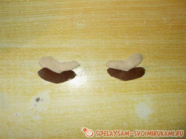 Сшиваем образцы лапок