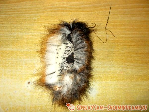 Зашиваем меховую ткань