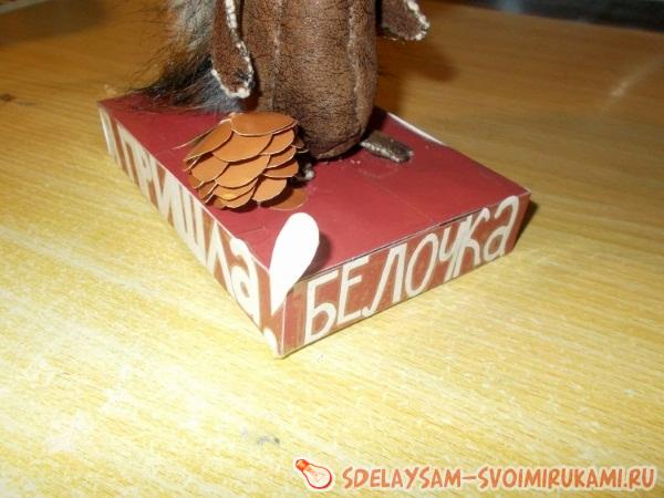 Шишка присоединена